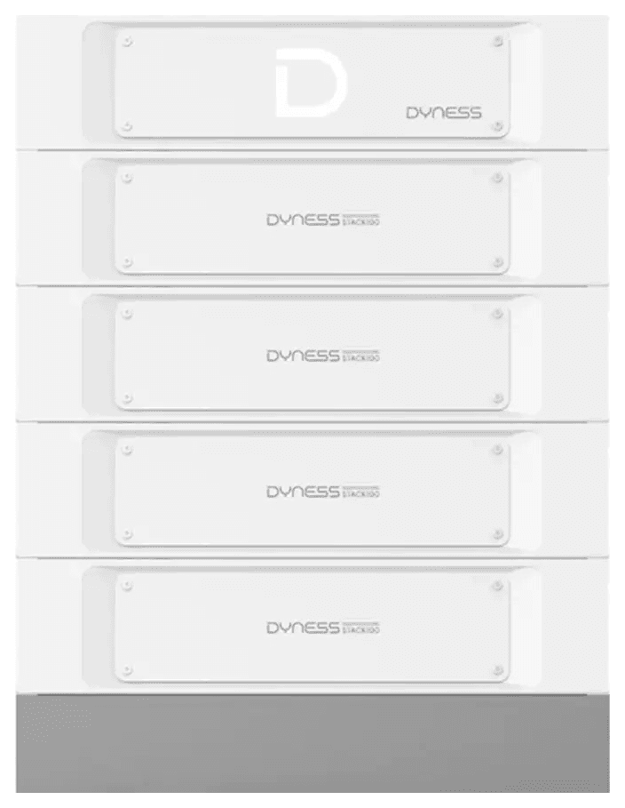 Dyness STACK100 battery 20.48 kWh (STACK100-4S) – BDU controller, 4 modules and base