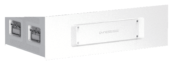 Dyness STACK314 battery module S51314 16.08 kWh – 3/4 view with two side handles