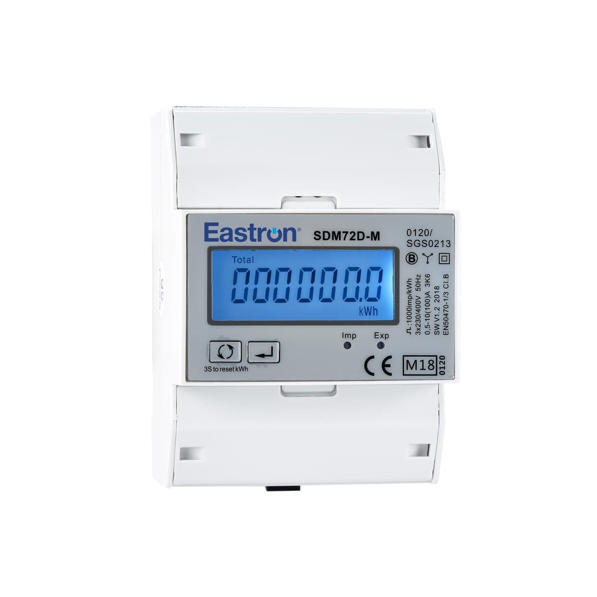 Eastron SDM72D išmanusis trifazis elektros skaitiklis