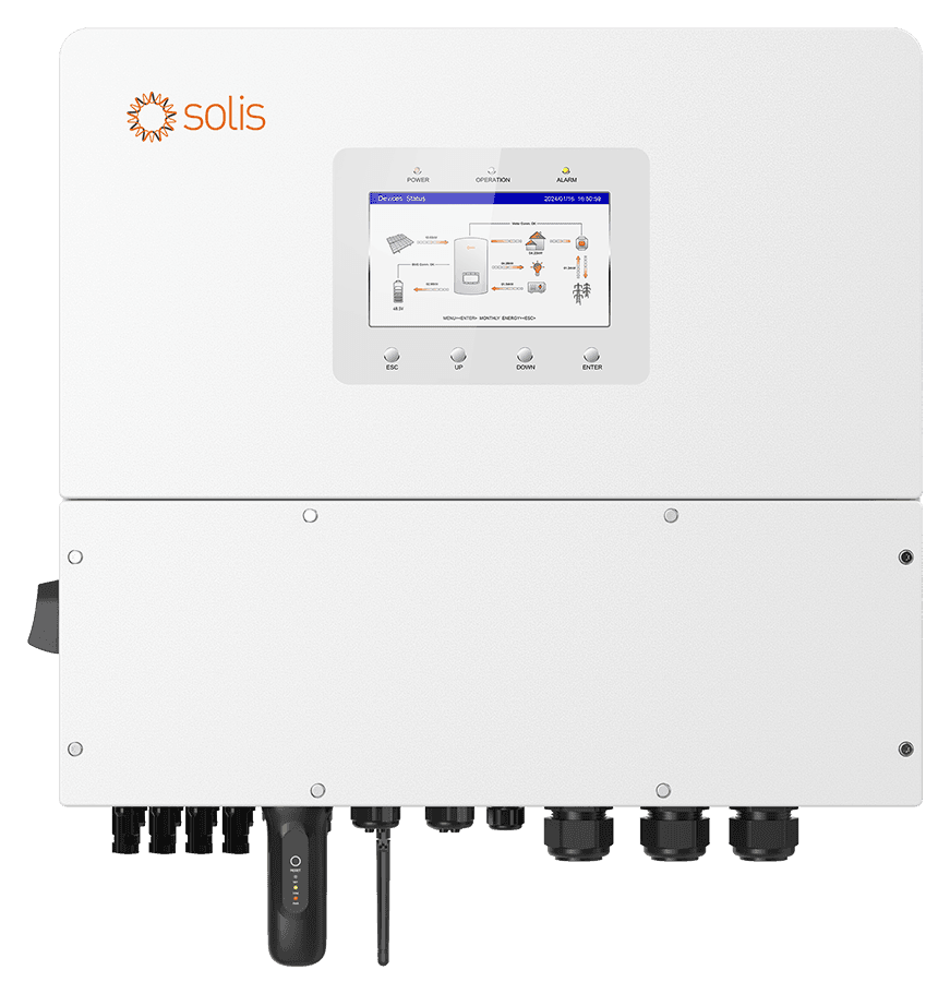 Solis S6-EH3P hibridinis (HV) 15 kW – 3/4 vaizdas