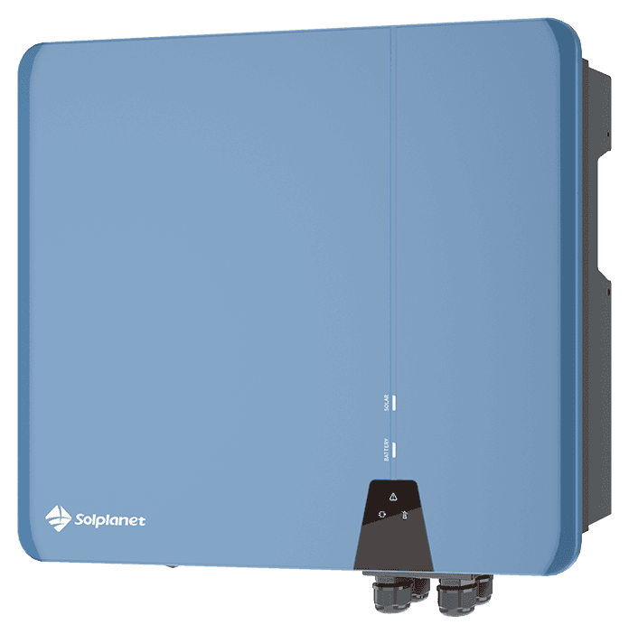 Solplanet ASW kH-T3 hibridinis 12 kW – 3/4 vaizdas iš dešinės