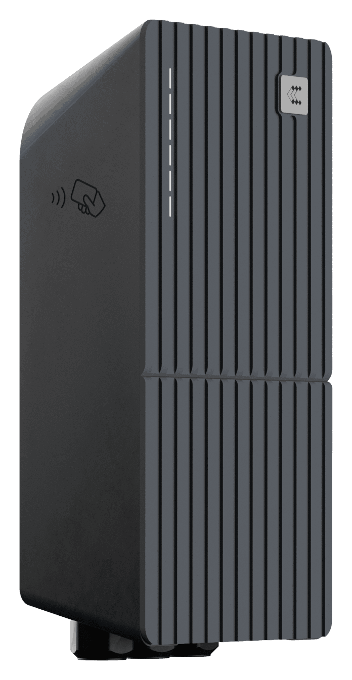 Teltonika TeltoCharge – lizdo versija, 3/4 vaizdas Teltonika TeltoCharge – lizdo versija, 3/4 vaizdas